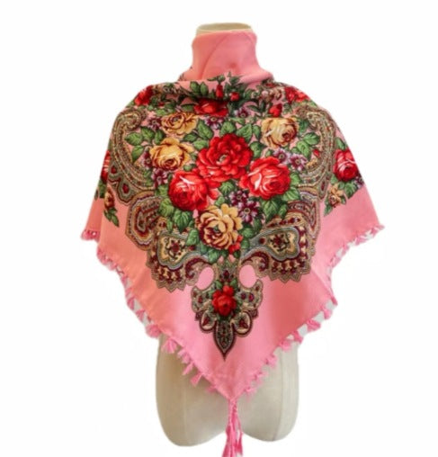 Floral Heritage Shawl