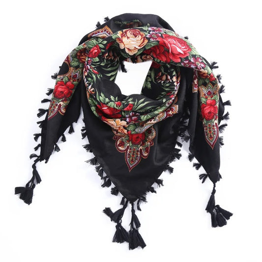 Floral Heritage Shawl